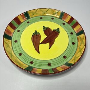 Emerald Collection Ceramic Serving Plate Chili Pepper